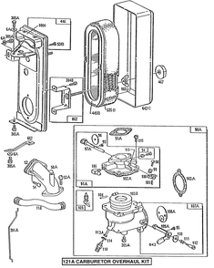 Part Location Diagram of 213169 Briggs and Stratton Manifold-Intake